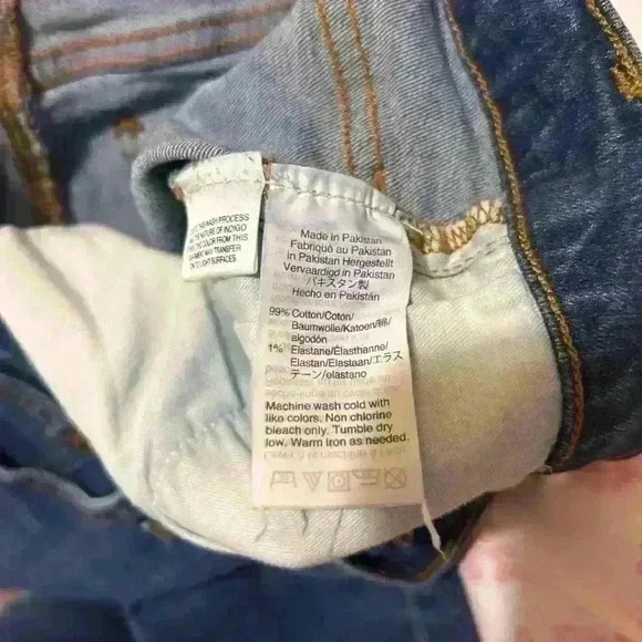 J. Crew Mercantile Raw Edge Hem Denim Mini Skirt Cutoff Frayed  Women's Size 8 - Picture 6 of 7